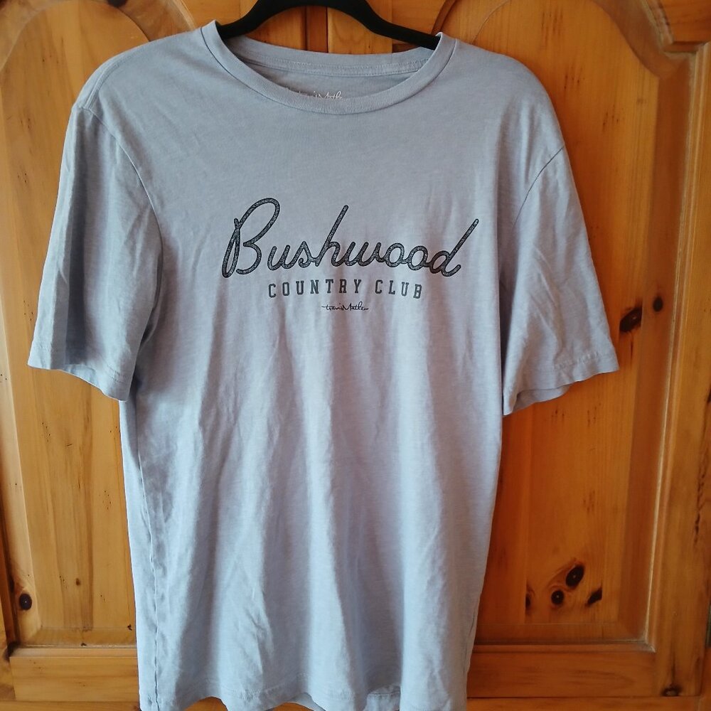 Travis Mathew Bushwood Country Club T Shirt Adult Size Small Blue Golf Tee